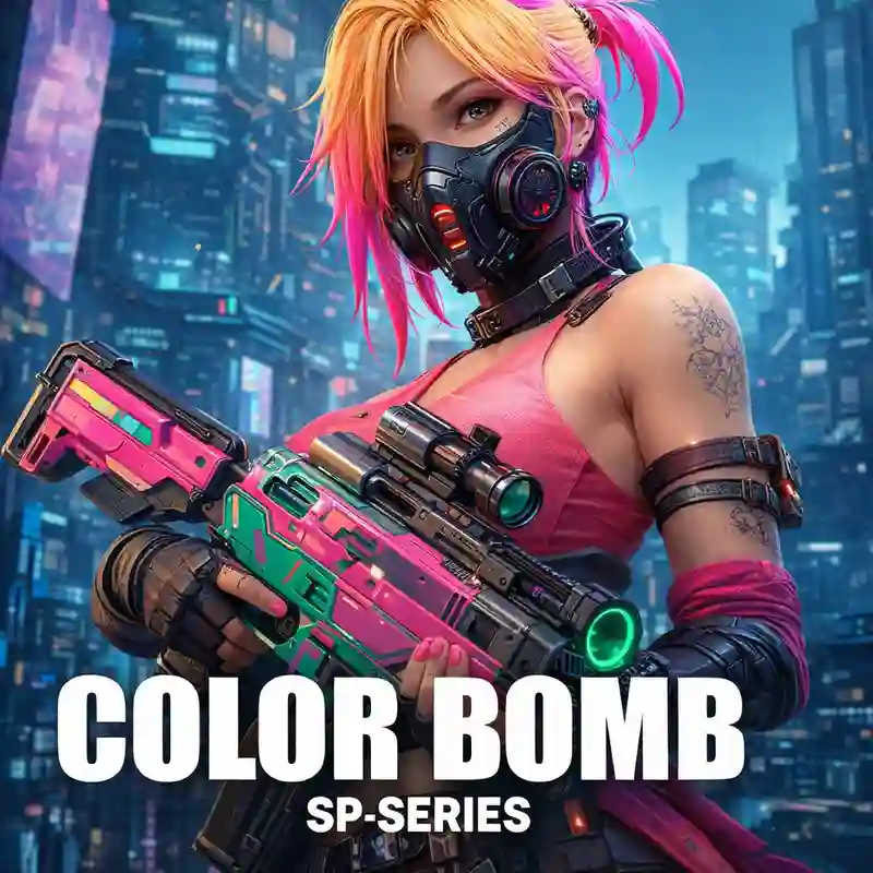 Color Bomb casino game interface by 25ph
